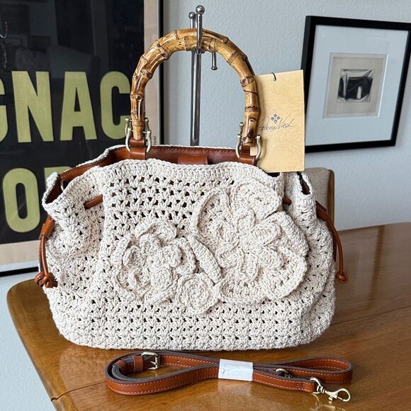 NEW Patricia Nash Cantinella Crochet Bag